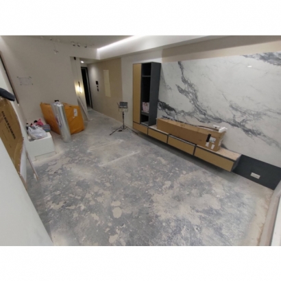 施工前客廳玄關